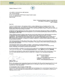 Business Initiative Directions Certificate