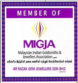 MALAYSIAN INDIAN GOLDSMITH & JEWELLERS ASSOCIATION CERTIFICATE